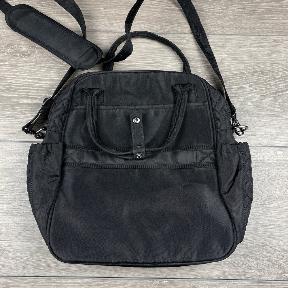 Lug Mini Puddle Jumper Quilted Hand Bag/ Crossbody Bag Black - Picture 4 of 8